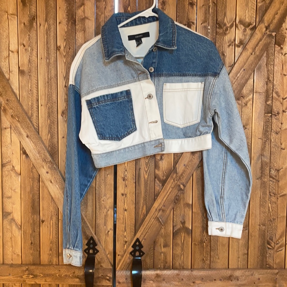 Patchwork Denim Jacket - image 1